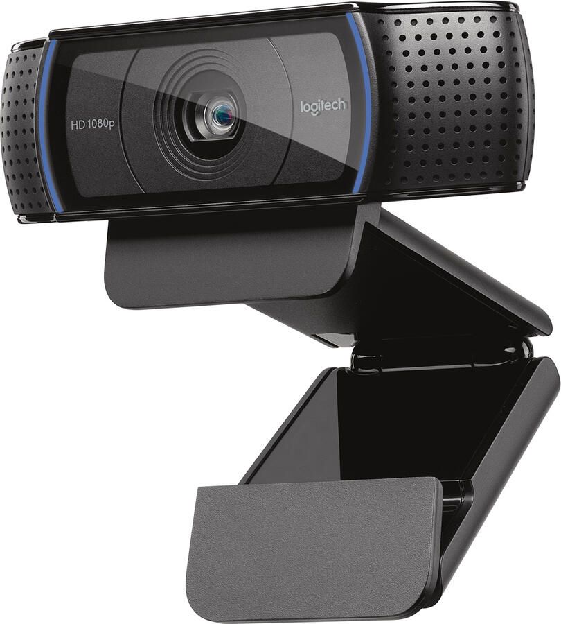 Logitech Hd Pro C920 webcam 3 MP 1920 x 1080 Pixels USB 2.0 Zwart