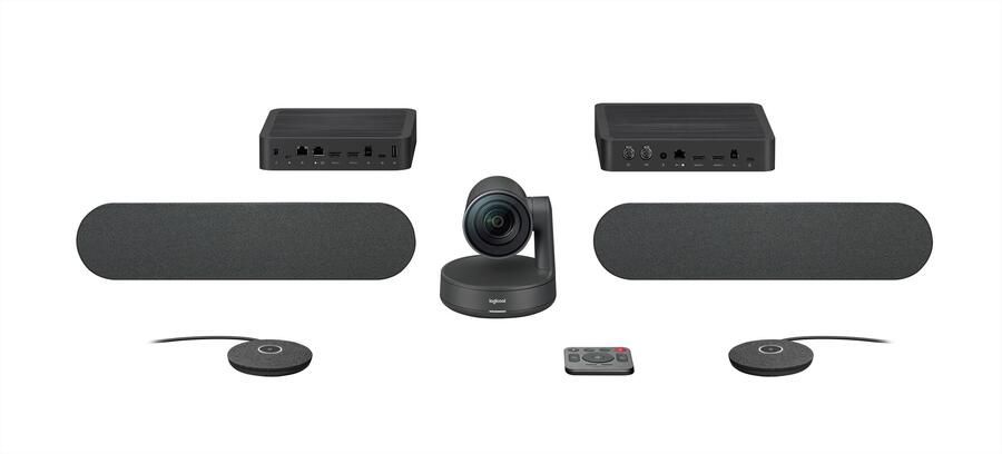 Logitech Rally Ultra-HD ConferenceCam video conferencing systeem 16 persoon personen Ethernet LAN Videovergaderingssysteem voor groepen