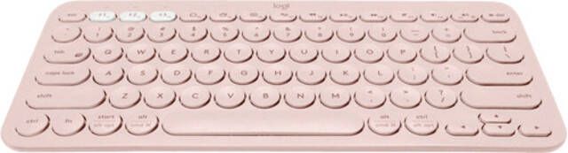 Logitech draadloos toetsenbord K380 qwerty roze - Foto 2