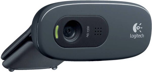 Logitech C270 webcam 3 MP 1280 x 720 Pixels USB 2.0 Zwart (960-001063) - Foto 1