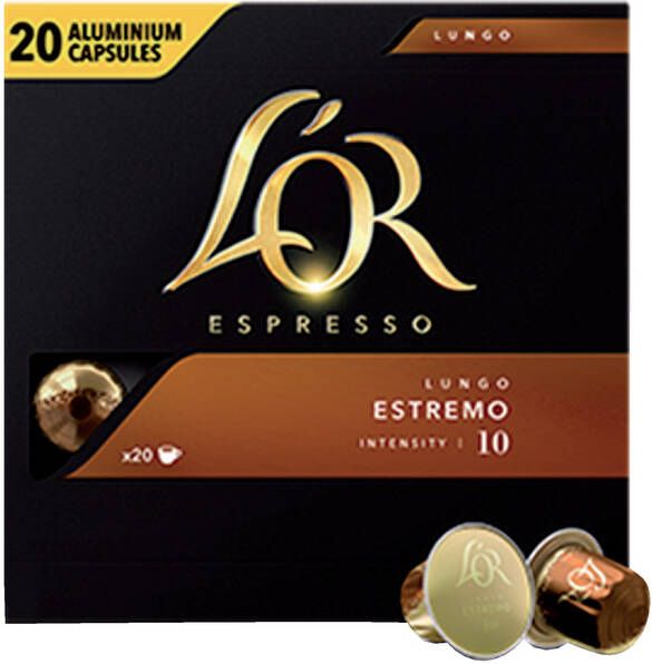 Douwe Egberts Koffiecups L'Or Espresso Estremo 20 stuks