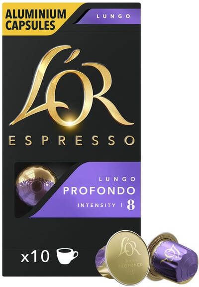 L'or Koffiecups espresso Lungo Profondo 10 stuks