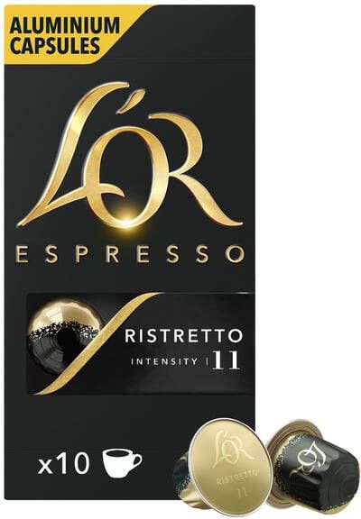 Douwe Egberts L&apos;Or Intensity koffiecapsules Ristretto pak van 10 stuks