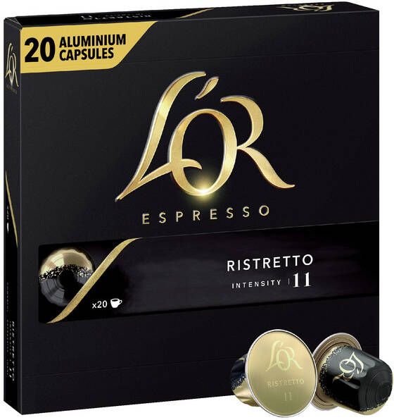 L'or Koffiecups espresso Ristretto 20st