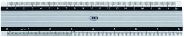 M&R Liniaal M R 1820 200mm aluminium