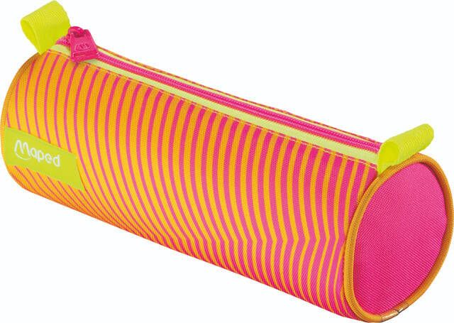 Maped Etui Neon rond oranje-roze