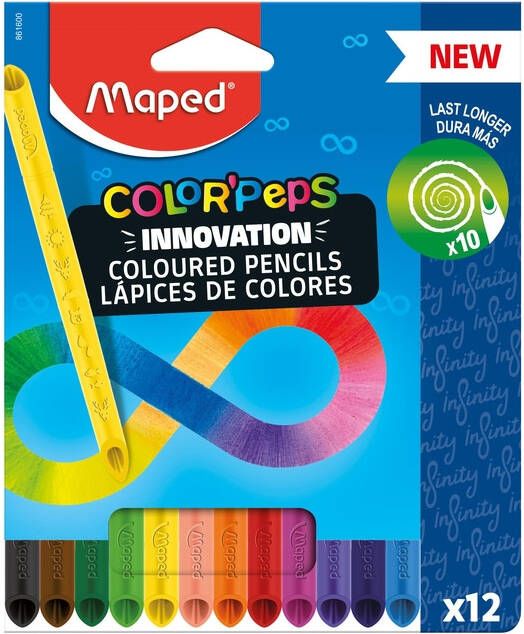 Maped Kleurpotlood Color'Peps Infinity doosÃƒ 12 kleuren