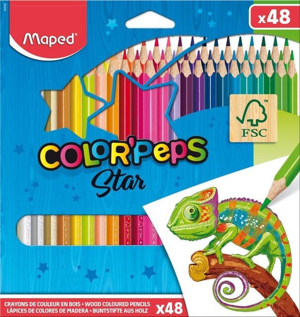 Maped Kleurpotlood Color'Peps Star set Ã  48 kleuren