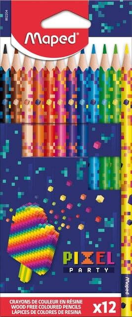 Maped Kleurpotlood Pixel Party setà 12 kleuren