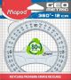 Maped KOMPASROOS 120MM POLYSTYROL TRANSPARANT - Thumbnail 1
