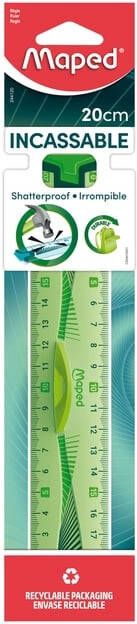 Maped decimeterlat Flex dubbele decimeter 20 cm