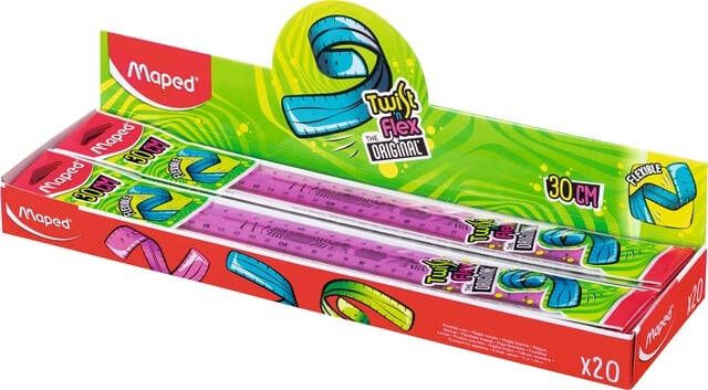 Maped Liniaal 027900 Twist'n flex 300mm assorti