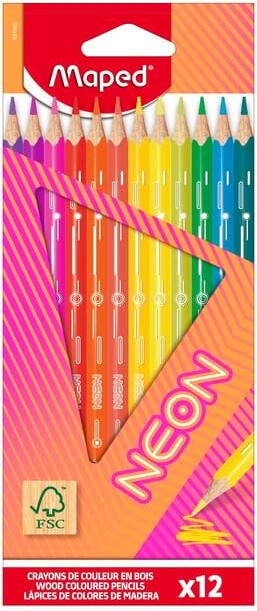 Maped Kleurpotlood Neon set Ã  12 kleuren
