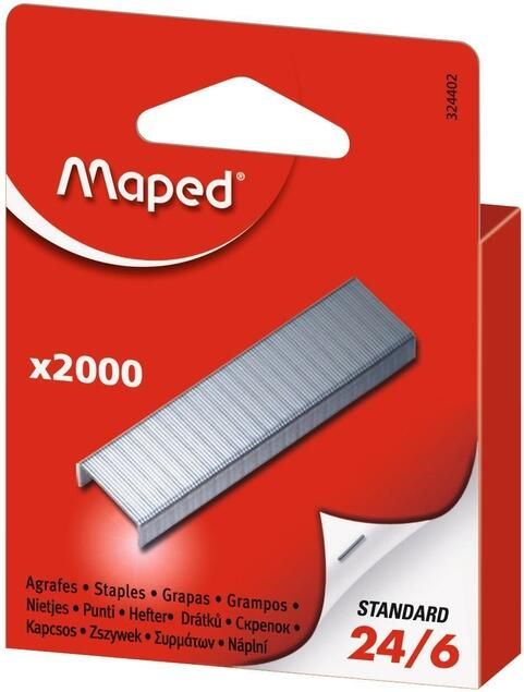 Maped Office Maped nietjes 24 6 doos van 2.000 nietjes