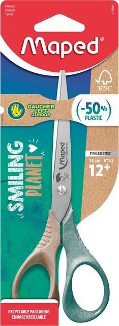 Maped Schaar Smiling Planet linkshandig16cm