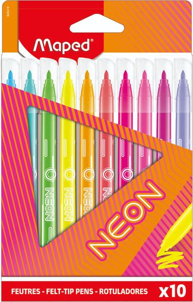Maped Viltstift Neon set à 10 kleuren