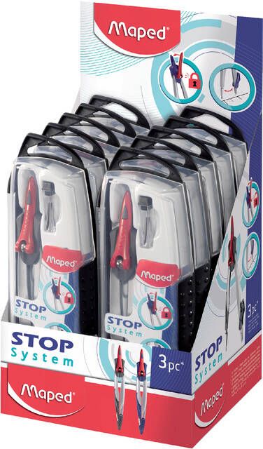 Maped Passer Stop system 3delig assorti