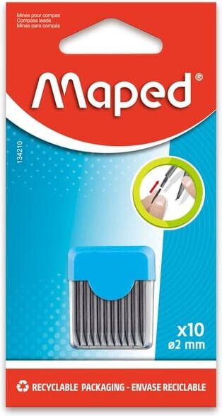Maped Passerstift 2mm set Ã¡ 10 stuks