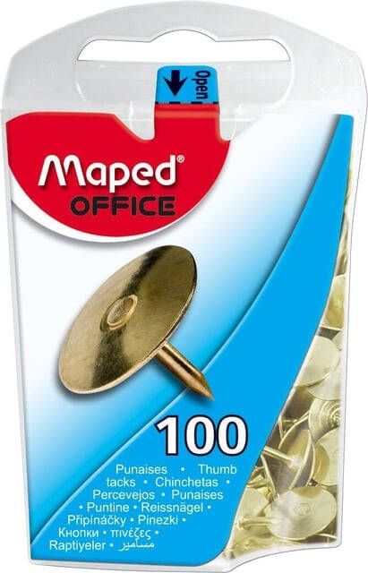 Maped Punaises messing 100 stuks