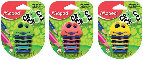 Maped Puntenslijper Croc 2-gaats op blister