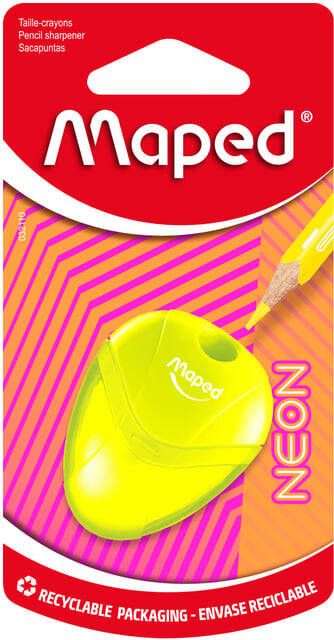 Maped Puntenslijper Neon Igloo 1-gaats assorti