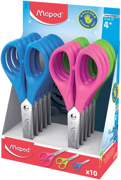 Maped Schaar Essentials 13cm linkshandig assorti