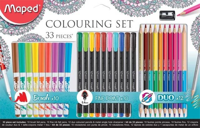 Maped Viltstift colouring set 33delig assorti
