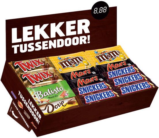 Mars Snoep verzameldoos Snickers Twix M&M Balisto Dove