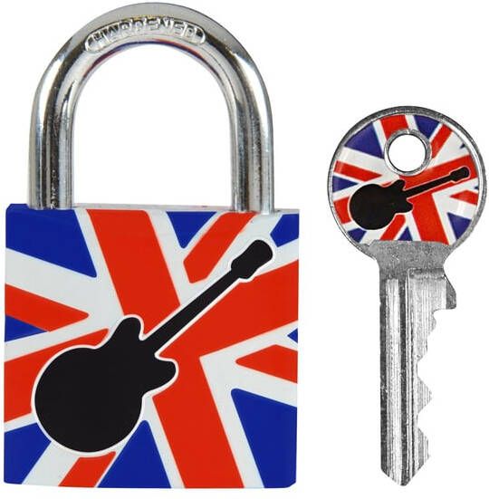 Master Lock Hangslot Masterlock 30mm gitaar motief