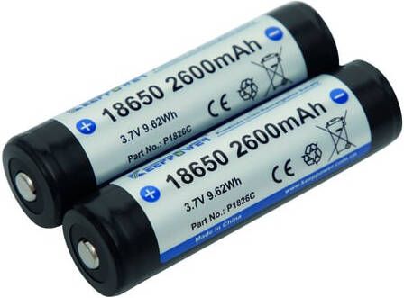MAUL Accu 18650-26H PCB beschermd 2600mAh 3 7V