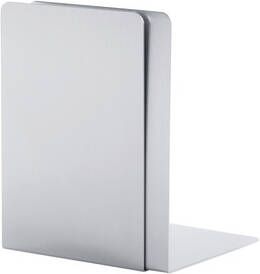 MAUL Boekensteun aluminium 12x12x17.5cm set 2 zilver - Foto 1