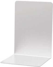 MAUL Boekensteun aluminium 16x15x21cm set 2 zilver