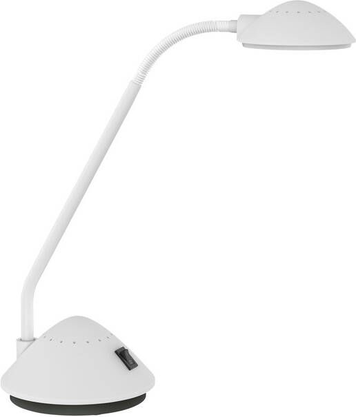 Maul bureaulamp LED Arc op voet warmwit licht wit