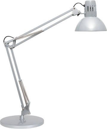 MAUL Bureaulamp Study voet excl.LED lamp E27 zilver