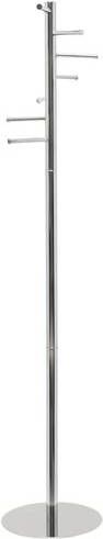 Maul kapstok Calima metaal hoogte 177 cm 7 ophangrails chroom