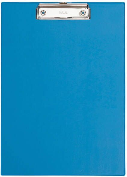 Maul klembordmap met insteek binnenzijde A4 staand neon blauw