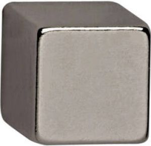 Maul neodymium kubusmagneet 10x10x10mm 3.8kg blister 4 voor glas- en whitebord
