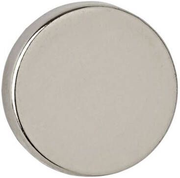 Maul neodymium schijfmagneet ft 12 x 3 mm trekkracht 2 5 kg zilver blister van 10 stuks - Foto 3