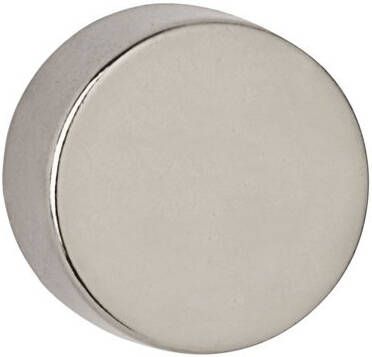 Maul neodymium schijfmagneet ft 15 x 10 mm trekkracht 8 kg zilver blister van 4 stuks - Foto 4
