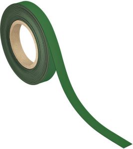 Maul Magneetband beschrijf- wisbaar 10mx20mmx1mm groen