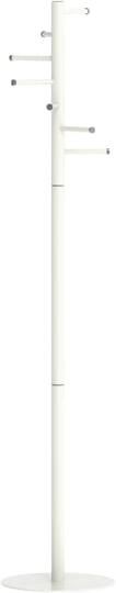 Maul kapstok Caurus metaal hoogte 177 cm 7 ophangrails wit RAL9010
