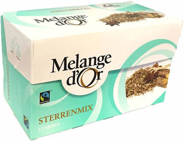 Melange d'Or Sterrenmix 20 zakjes 1 5gr. Fair Trade