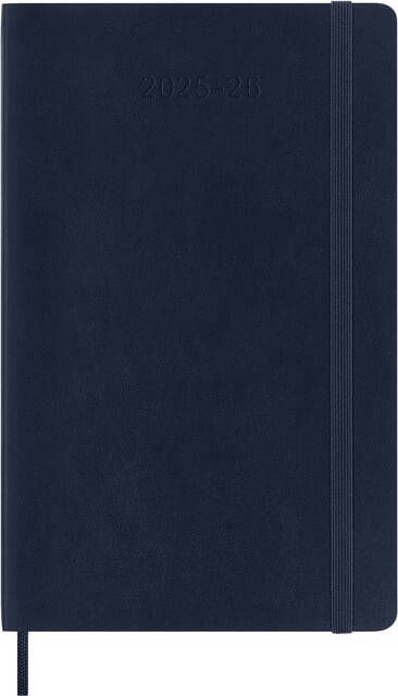 Moleskine Agenda 2025 2026 18M Planner Weekly 7dagen 1pagina large sc sapphire blue