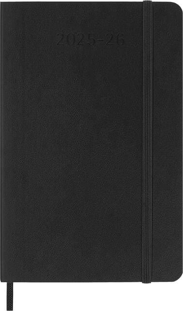 Moleskine Agenda 2025 2026 18M Planner Weekly 7dagen 1pagina pocket sc black