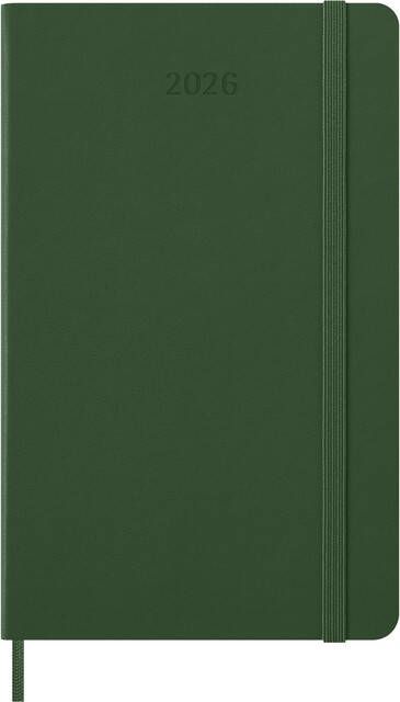 Moleskine Agenda 2026 12M Planner Weekly 7dagen 1pagina large hc myrtle green