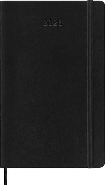 Moleskine Agenda 2026 12M Planner Weekly 7dagen 1pagina large sc black