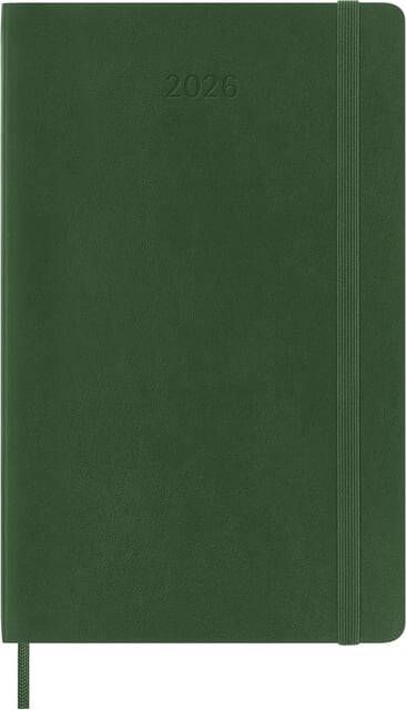 Moleskine Agenda 2026 12M Planner Weekly 7dagen 1pagina large sc myrtle green