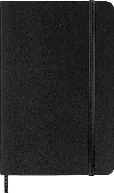 Moleskine Agenda 2026 12M Planner Weekly 7dagen 1pagina pocket sc black