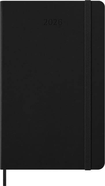 Moleskine Agenda 2026 12M Planner Weekly 7dagen 2pagina's large hc black