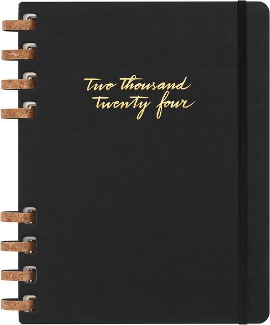 Moleskine Life planner 2024 7dag 2pagina's extra large190x250mm hard cover ringen black